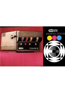 Meopta Color Head 3 manual. Camera Instructions.